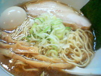 「ニボシ正油＋味玉（￥６８０＋￥１００）」@麺堂 稲葉の写真