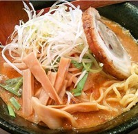 「季節限定　信州辛味噌らぁめん(780円)+半ライス(無料)」@熟成蔵出し味噌 麺処 たちばなの写真