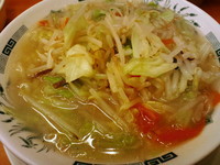 「野菜たっぷりタンメン　490円」@熱烈中華食堂 日高屋 阪急大井町ガーデン店の写真