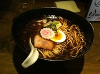 「焦がし味噌ラーメン＋大盛（無料）」@西麻布 五行の写真