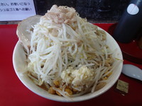 「チーズ味噌ラーメン（大）（ニンニク、ヤサイマシ、アブラ）」@蓮爾 登戸店の写真
