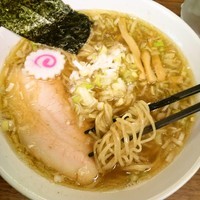 「一番搾り中華そば　700円」@つけめん 三三㐂の写真