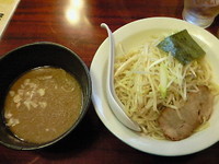 「魚介風つけ麺　750円」@原点の写真
