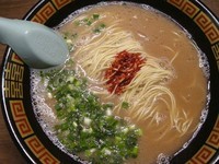 「天然とんこつラーメン」@一蘭 川崎店の写真