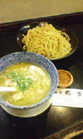 「辛鶏白湯つけ麺　大盛　（750＋50＋100＝900円）」@麺堂 稲葉の写真