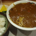 カレーラーメン中辛，大盛、半ライス