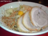 「まぜそば　豚乗せ　全部乗せ」@ジャンクガレッジ 東大宮店の写真