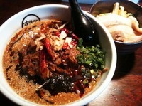 「担々麺+ミニ炙りチャーシューと季節の野菜丼(850円)」@麺や すする 本店の写真