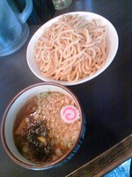 「魚介塩つけ麺（大盛）７５０円」@つけめん 蜩の写真