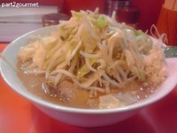 「らーめん豚一切れ　ヤサイアブラカラメニンニク(750円)」@ちばからの写真