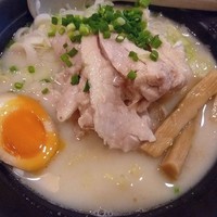 「鶏白湯ラーメン（肉増しトッピング）」@麺酒家 二代目 まんてんの写真