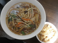 「もやしそば(600円)ミニ炒飯サービス」@中国料理 香河の写真