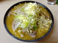 「みそラーメン（700円）ニンニク」@ラーメン二郎 京成大久保店の写真