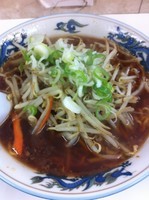 「正油野菜ラーメン 【850円】」@元祖北海道旭川ラーメン ぺーぱんの写真