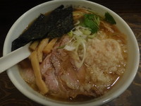 「ワハハ煮干特製そば(背脂多め)+メンマ(900円+クーポン)」@中華そば ムタヒロの写真