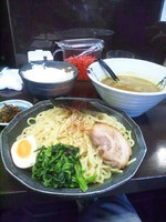 「カレーつけ麺＋ライス」@麺屋 だいすけの写真