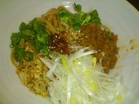 「まぜそば￥750＋鶏蛋湯￥100＝￥850」@鶏そば 一瑳の写真