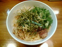 「醤油油そば＋青ねぎ。」@油そば商店 油坊主の写真