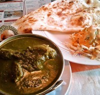 「Ｇセット(サーグチキンカレー)800円」@タンドールの写真