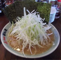 「ねぎらーめん850円 麺硬め」@横浜らーめん 上州田村家の写真