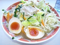 「タンメン￥750・味玉￥100」@あぢとみ食堂の写真