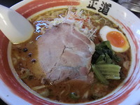 「カレーラーメン（750円）＋ライス（0円）」@らーめん正道の写真