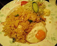 「（ランチセット）チキン味付ピラフ　８８０円」@レストラン縄の写真