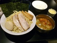 「特製国産牛ホルモンつけ麺」@フジヤマ55 甲府国母店の写真