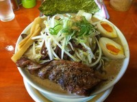 「どか盛り野菜鶏そば」@たから 泉店の写真