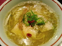 「塩煮干しラーメン　800円」@ラァメン家 69’N’ ROLL ONEの写真