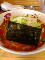 「コク辛そば」@支那そば やまき 正月屋分店の写真