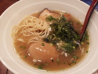 「味玉塩ラーメン」@中華蕎麦 ぷかぷかの写真