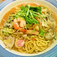 「牡蠣ちゃんぽん（味噌）　￥７９０」@長崎ちゃんぽん リンガーハット ららぽーとTOKYO-BAY店の写真