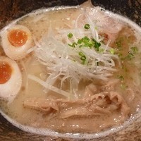 「鶏白湯ラーメン塩」@我羅奢の写真