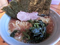 「朝ラー（500円）＋海苔（50円）」@横浜ラーメン 武蔵家 大井町店の写真