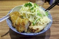 「ラーメン　豚　野菜　ニンニク」@ラーメン燈郎の写真