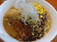 「しの味噌ラーメン￥800＋味玉￥100＋コーン￥50」@麺処 しの助の写真
