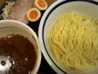 「味玉チャーシューつけ麺Ⅱ(あつもり＆麺少な目200ｇ)」@中華そば 志の田の写真
