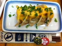 「めんたいチーズぎょうざ」@長崎ちゃんぽん リンガーハット 五反田東口店の写真