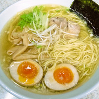 「地鶏だし淡麗塩soup￥６５０＋大盛￥１００」@Soupの写真