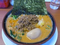 「担々麺￥840＋サービス味玉」@横浜家系ラーメン 松田家 上福岡店の写真