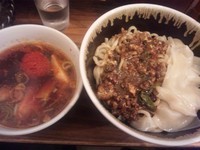 「炎のつけめん(大盛・3辛) ￥800」@ラーメン凪 炎のつけめん 西新宿店の写真