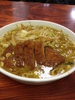 「カツカレーらーめん」@かどまん食堂 卯ノ木店の写真