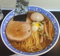 「味玉ラーメン大盛」@ラーメン専門 くぼ田の写真