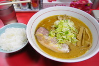 「味噌ラーメン７５０円＋半ライス５０円」@札幌焼き味噌ラーメン みずきの写真