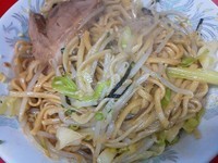 「大油そば（ニンニク）」@ラーメン二郎 西台駅前店の写真