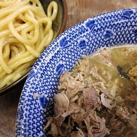 「つけめん+豚ほぐし　1000円」@六厘舎 本店の写真