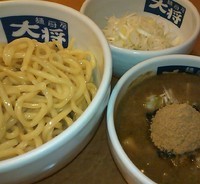 「濃厚つけ麺＋ネギ」@麺厨房 大将の写真