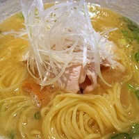 「白鶏そば（限定）　750円」@つけそば 麺彩房 五反田店の写真