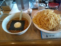 「赤味噌つけ麺（８００円）＋大盛（２００円）」@らーめん風々風の写真